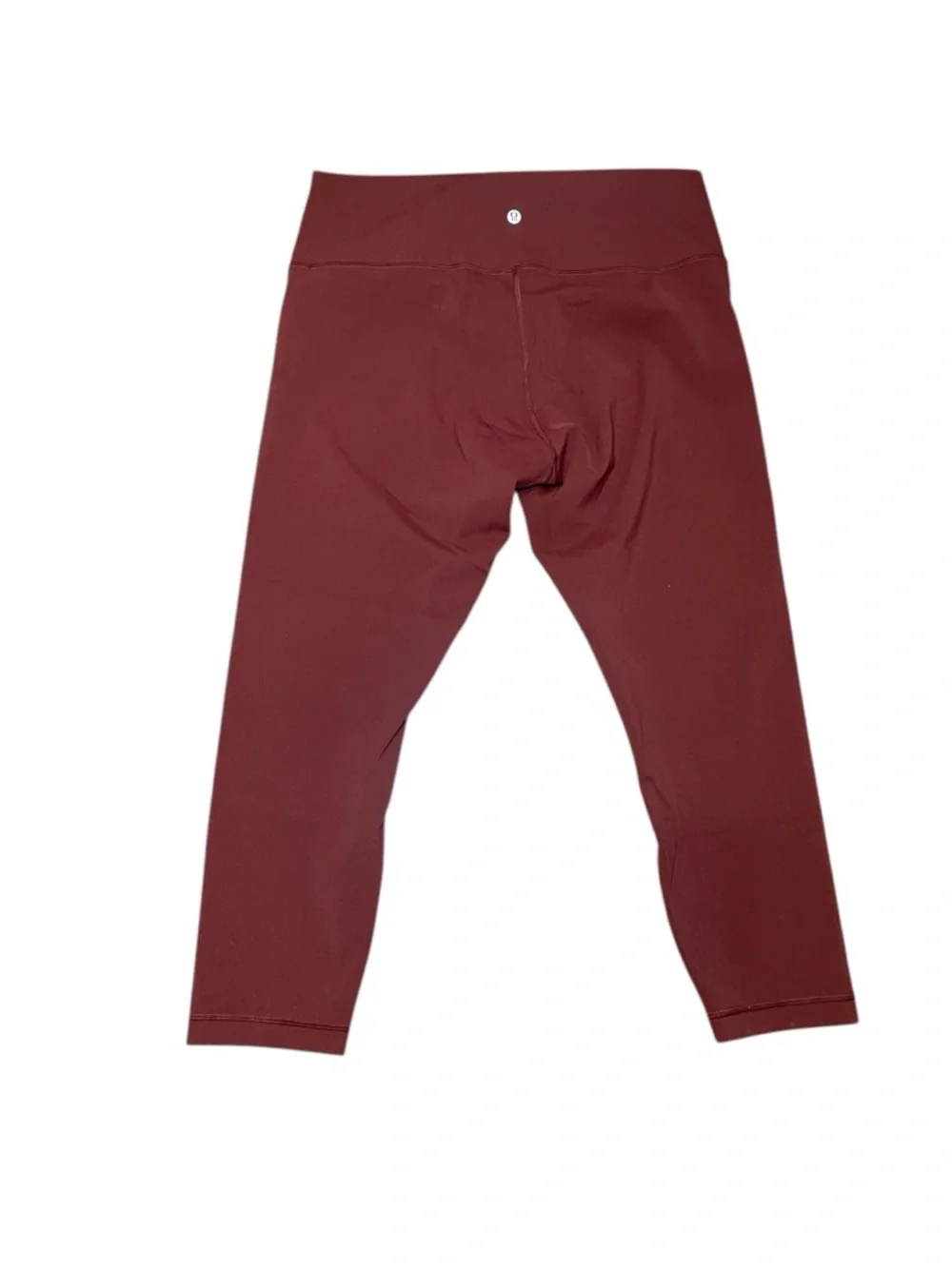 Lululemon Women’s Wunder Under High-Rise Mulled Wine Crop 23" Leggings Size 14 - Picture 5 of 13